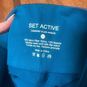 SET active teal  Leggings